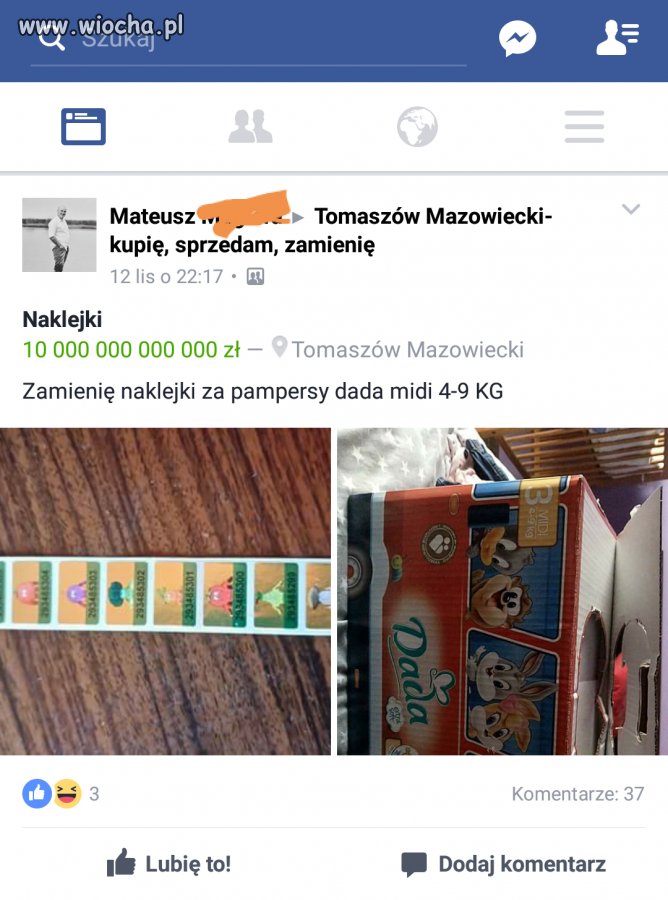 Naklejki Biedronka