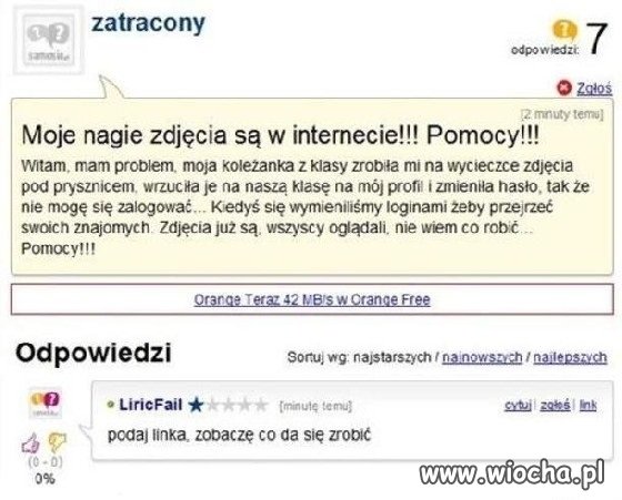 Problemy i rady w internecie