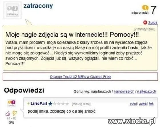 Problemy i rady w internecie