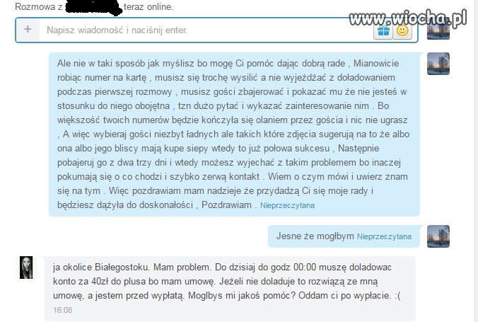 Swój swojemu zawsze pomoże .Numer na Karte