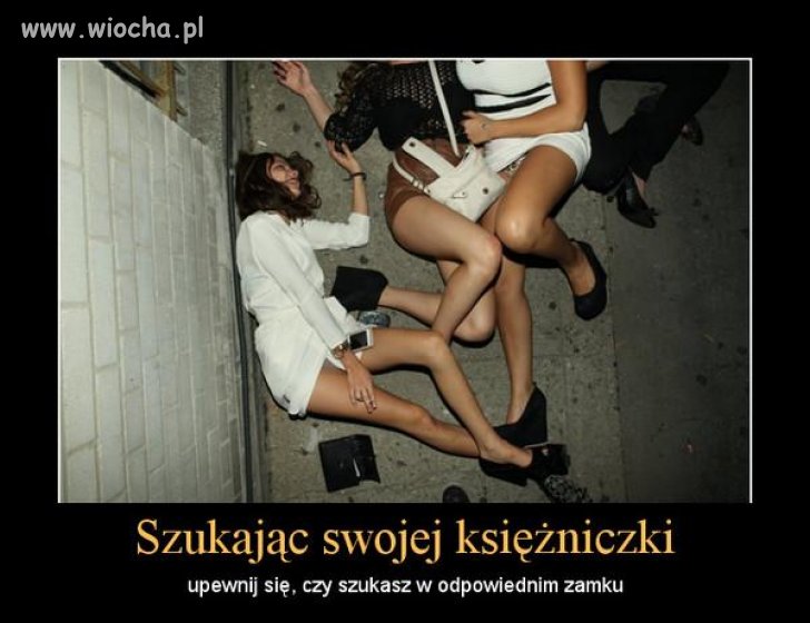 "Księżniczki" tracą dzisiaj majtki, nie pantofle.