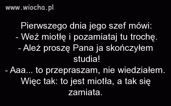Facet po studiach 