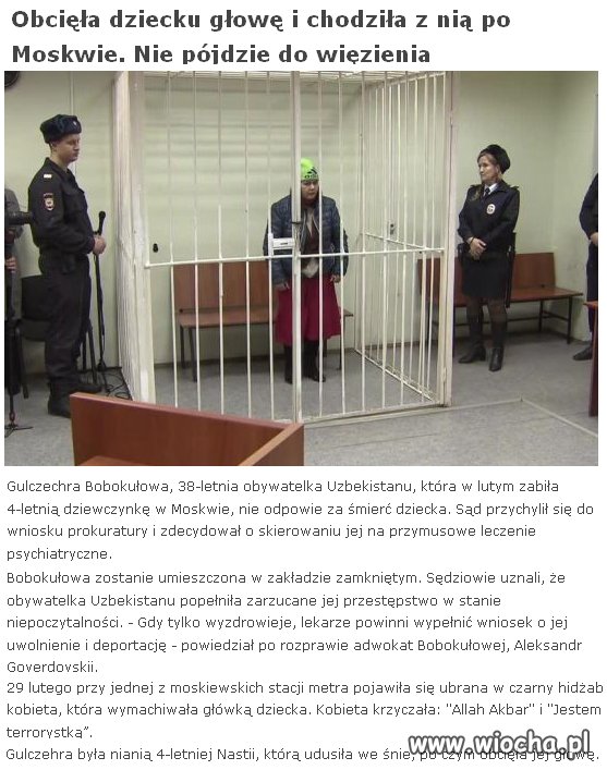 Zabiła dziecko i nie pójdzie do więzienia.