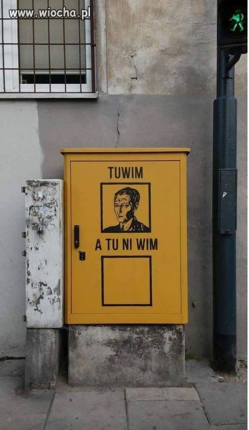 A w Łodzi malują