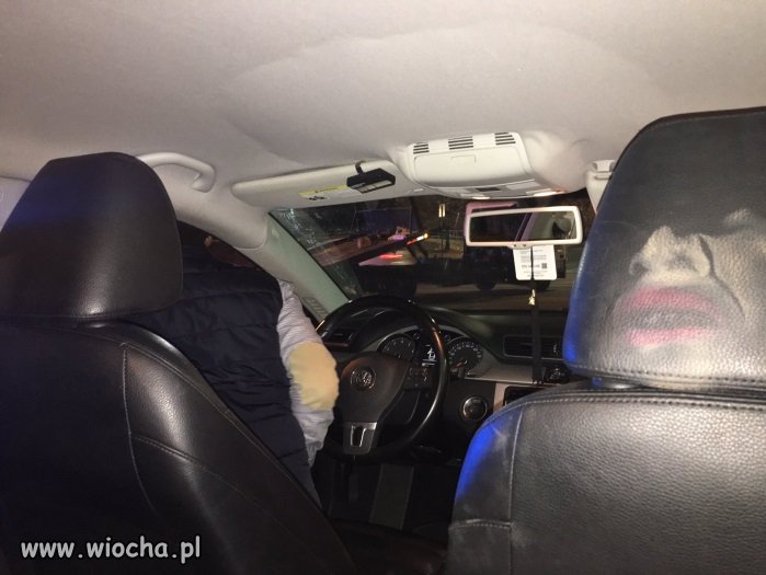 Była stłuczka,poduszki i makijaż zadziałały 