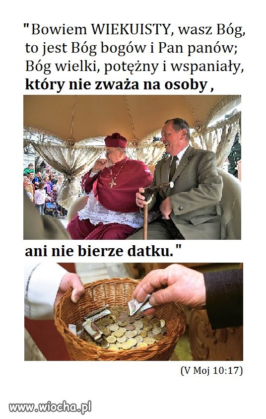Bóg nie zważa na osoby,