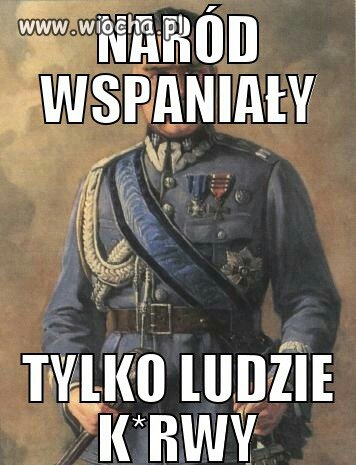 Zamiast ludzie powinien powiedzieć politycy 