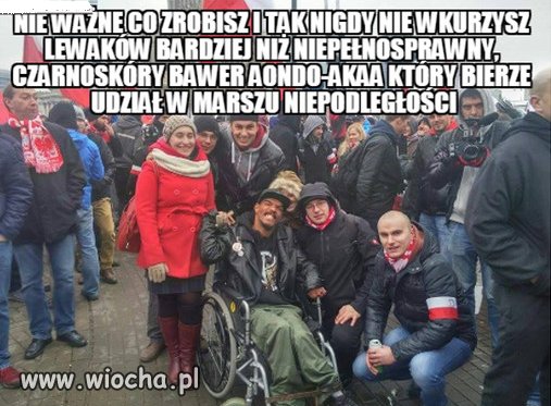 Tymczasem na marszu.