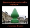 Poprawna politycznie choinka w Paryżu. Idą święta.