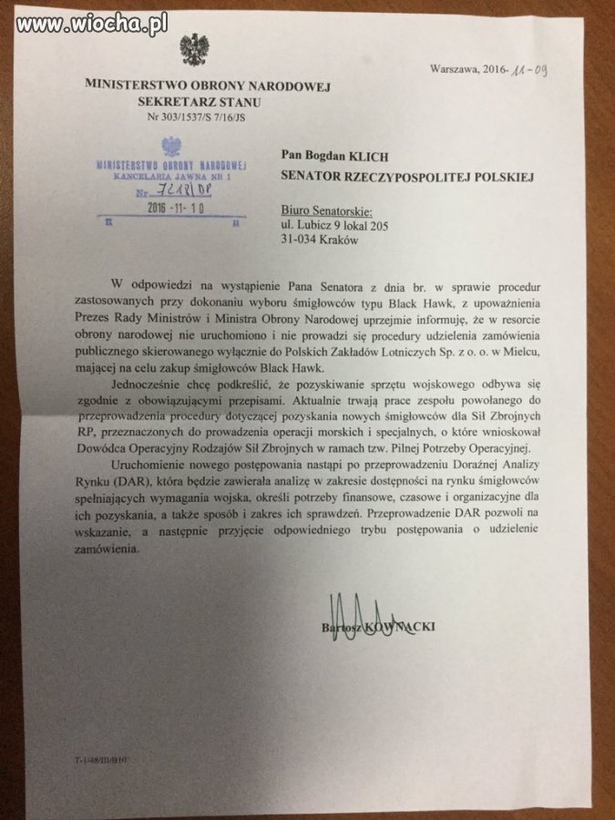 Śmigłowce odleciały jak bociany. 