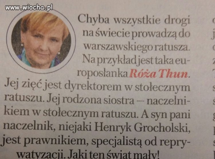 Jaki ten świat mały...