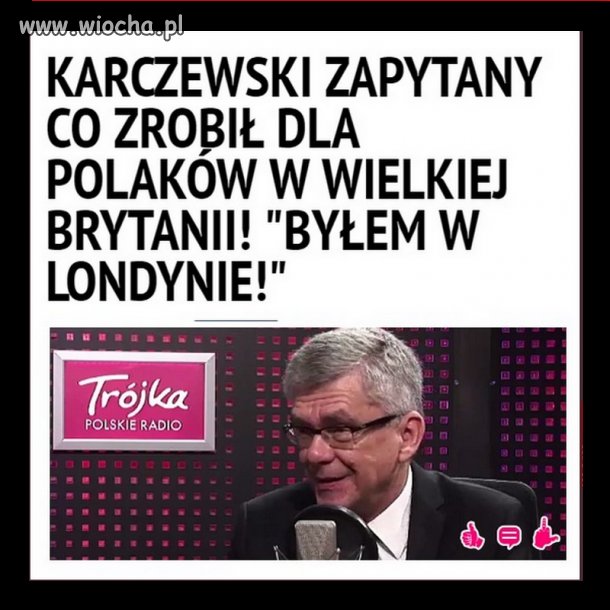 On jest idiotą czy tak dobrze udaje ?