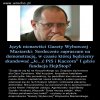 Język nienawiści działa tylko w jedną stronę.
