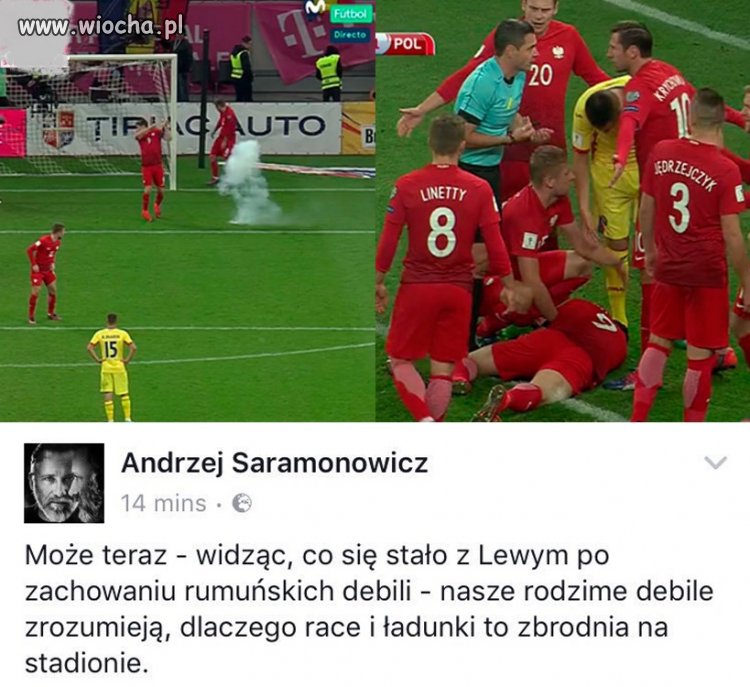 Incydent na meczu z petardą