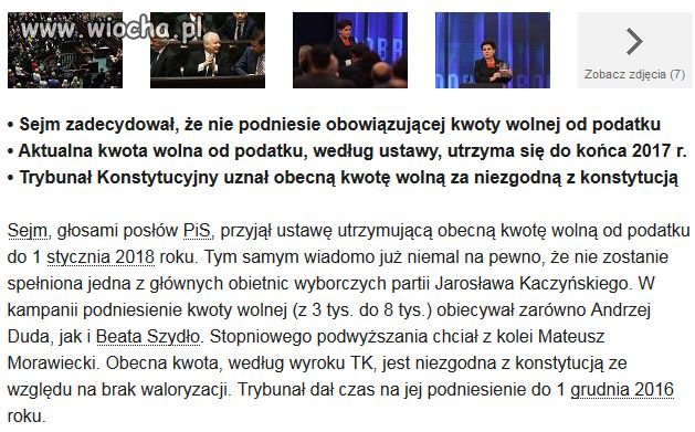 Niezgodne z konstytucją, ale PiS przyjął