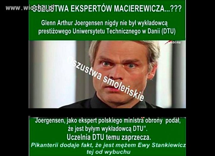 Oszustwa ekspertów Macierewicza?