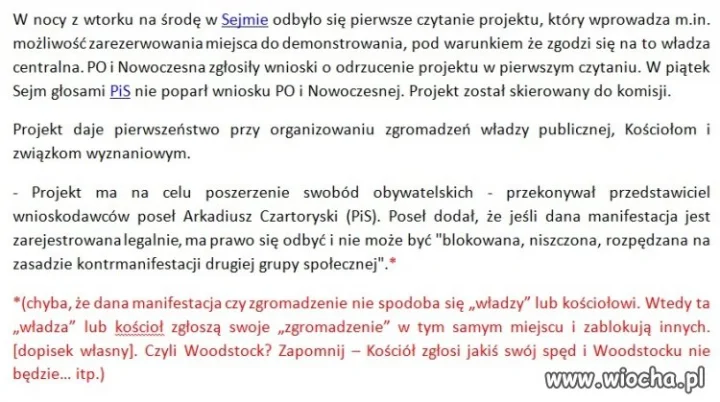 Jak PiS dba o wolność obywateli
