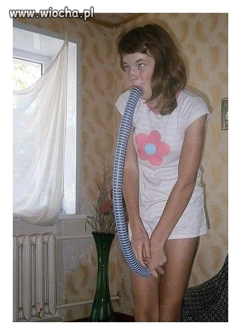 Takie tam z rurą od odkurzacza