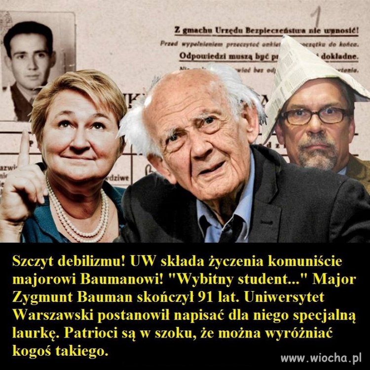 Bauman współpracownik KBW Stalinowskiej