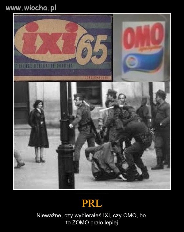 Ani IXI ani OMO nie wypierze tak jak ZOMO - 