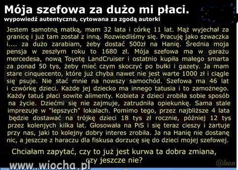 Dobra zmiana?