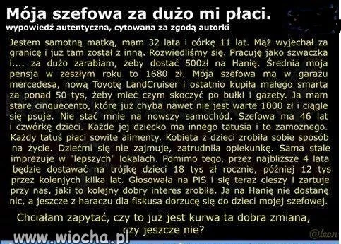 Dobra zmiana?