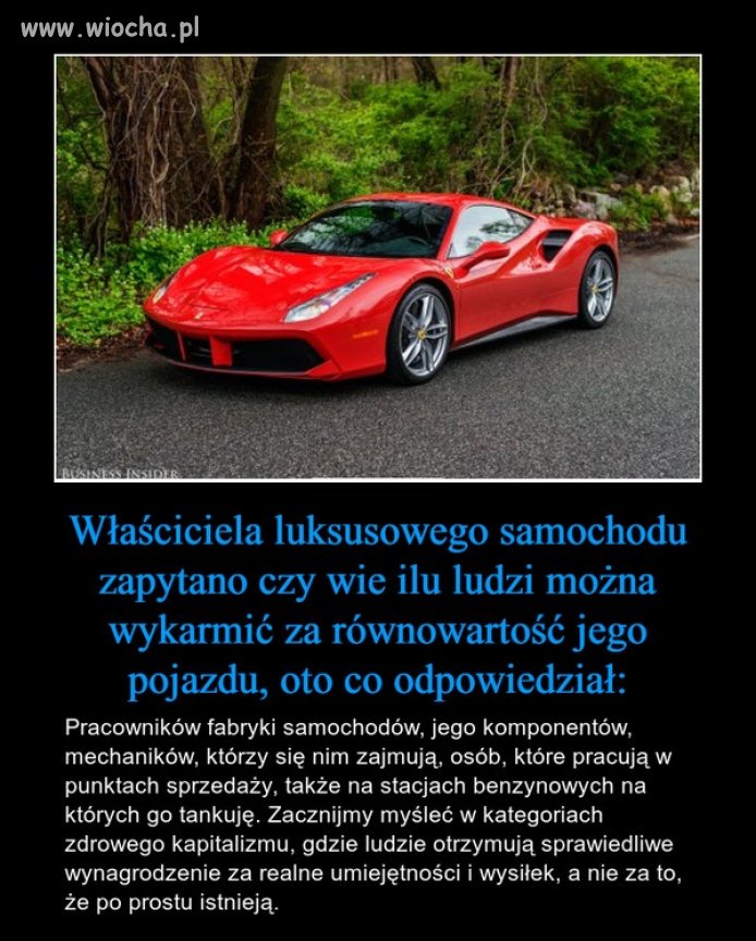 Bardzo mądre słowa. Kasa powinna trafiać do tych, 