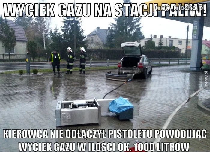 Tak się spieszył