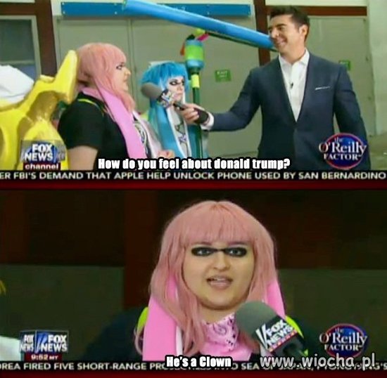 Co pani myśli o Donaldzie Trumpie?