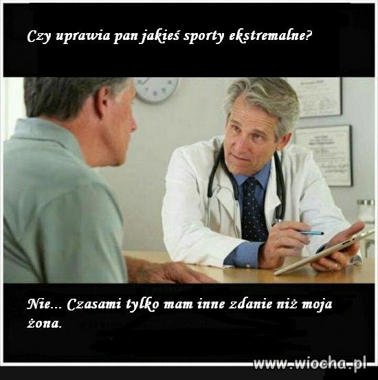 Mieć inne zdanie niż żona...
