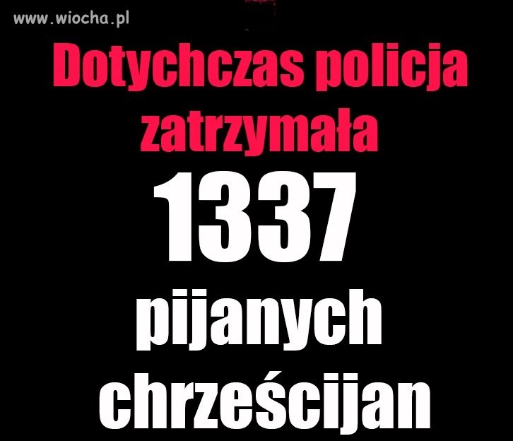 To dane z tamtego roku podczas akcji "Znicz"