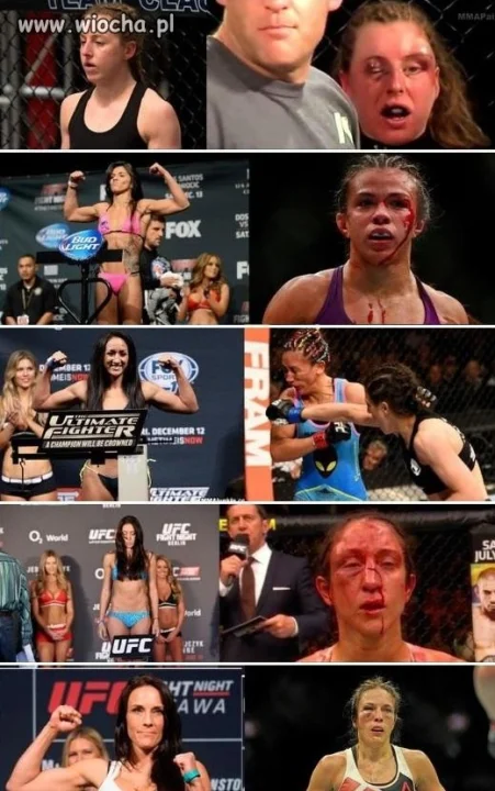 Rywalki Joanny Jędrzejczyk - przed i po walce