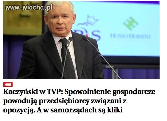 Z cyklu myśli Prezesa 
