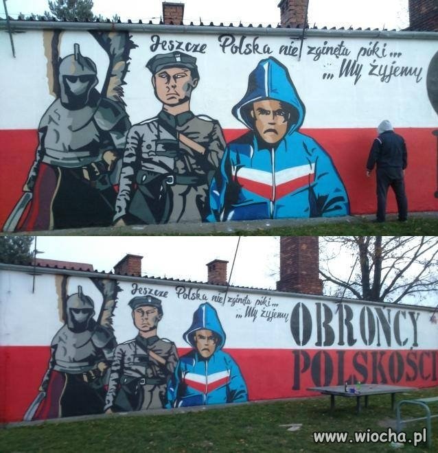 11.XI.16-kibice Wisły Kraków przygotowali "to"