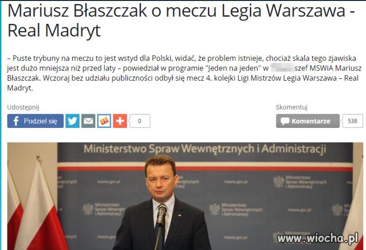 A to ten wstyd to...wina Tuska