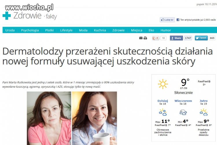 Przerażeni dermatolodzy