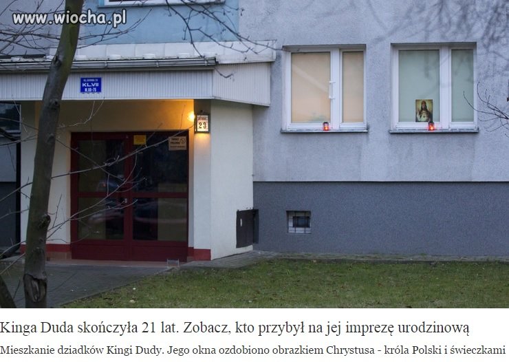 Impreza urodzinowa u Dudów...