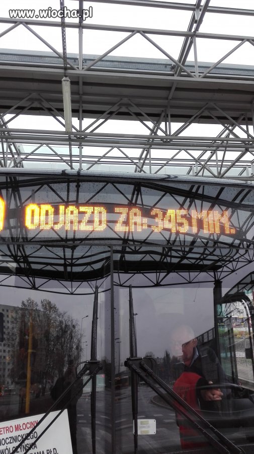 Kochanie zaraz będę czekam na odjazd