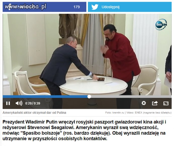 Steven Seagal - kolejna upadła gwiazda kina akcji