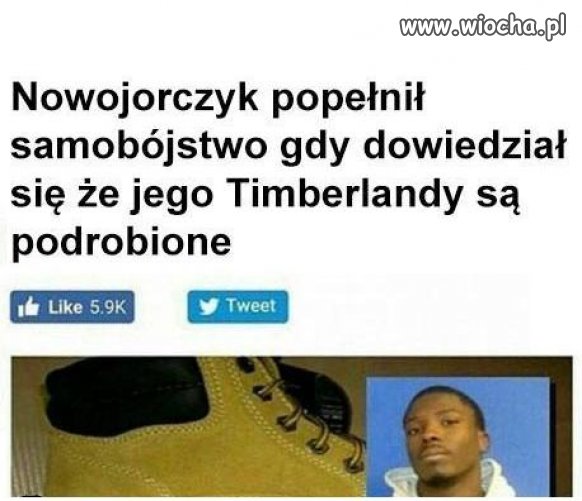 Załamał się człowiek, chyba nie był z miasta