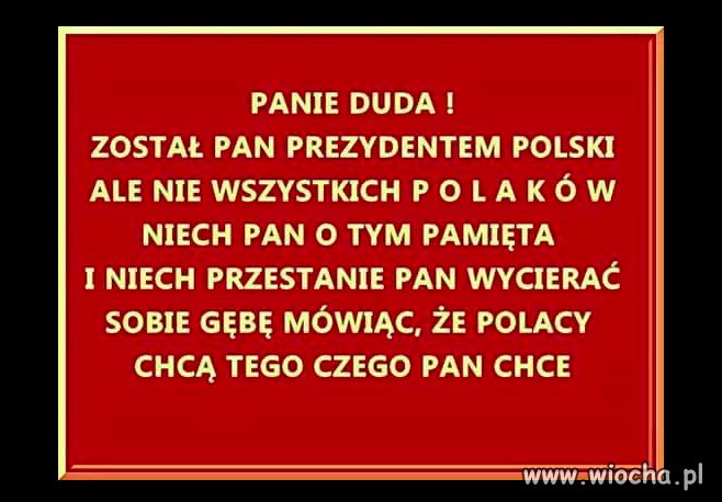 Panie Duda