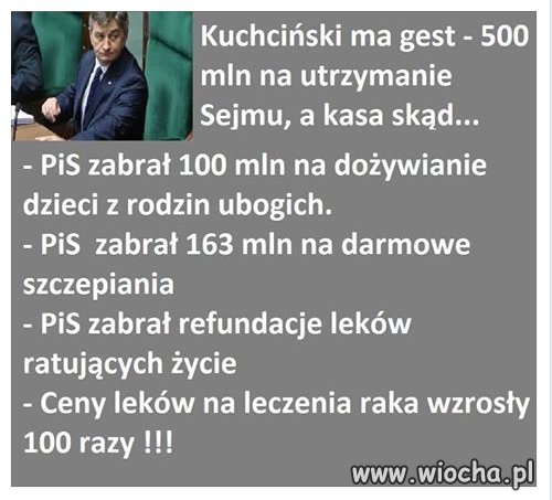 Grabie zawsze grabią do siebie. A co myśleliście?
