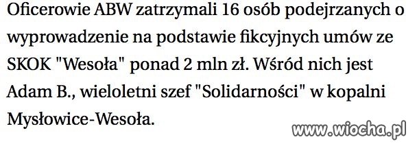 Skok i Solidarność. Ciekawe 