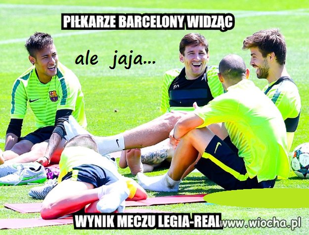Ej to prawda, że CR7 nie potrafił strzelić gola Legii ?