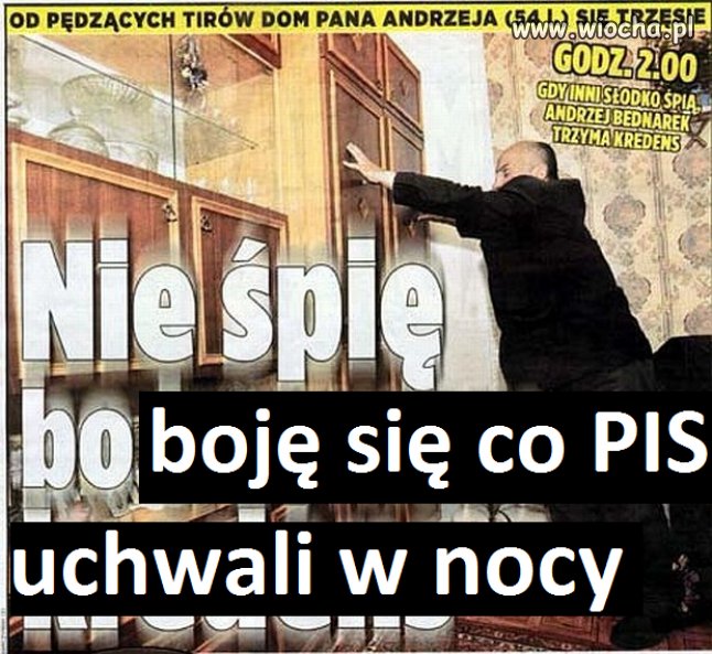 A co Tobie nie pozwala w nocy spać?