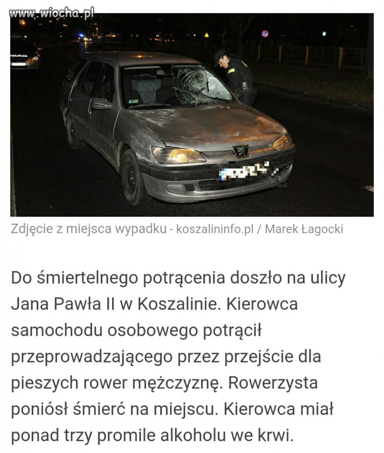 3 promile we krwi. A teraz ta k.. trafi do 
