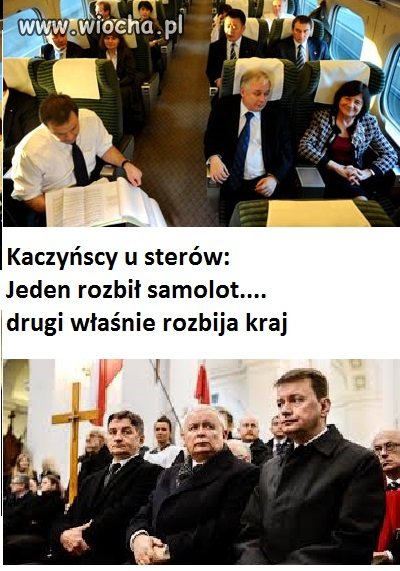 Kaczyński u sterów to zawsze... katastrofa!!!