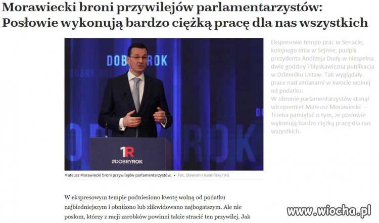 Biedni, ciężko pracujący posłowie