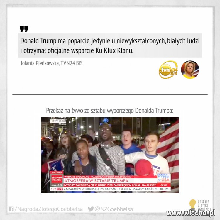 To jeszcze ja skomentuję wybory w usa
