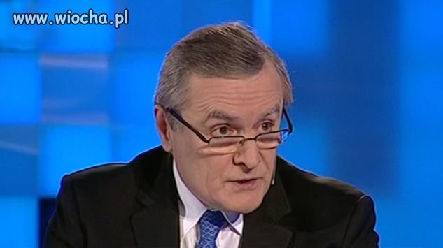 Prof. Rozjechał na antenie publiczna TVPis 